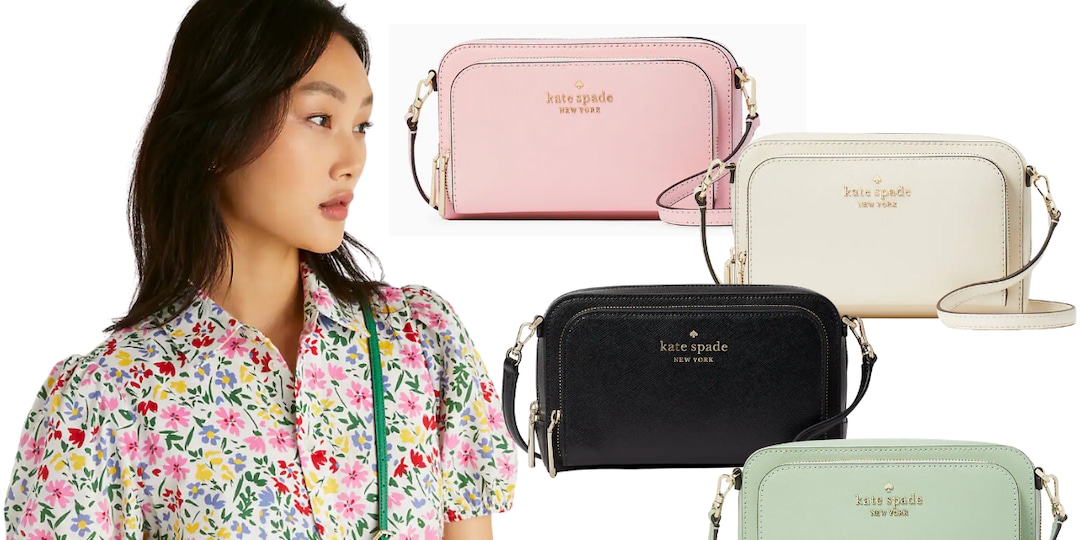 Kate spade double zipper best sale crossbody